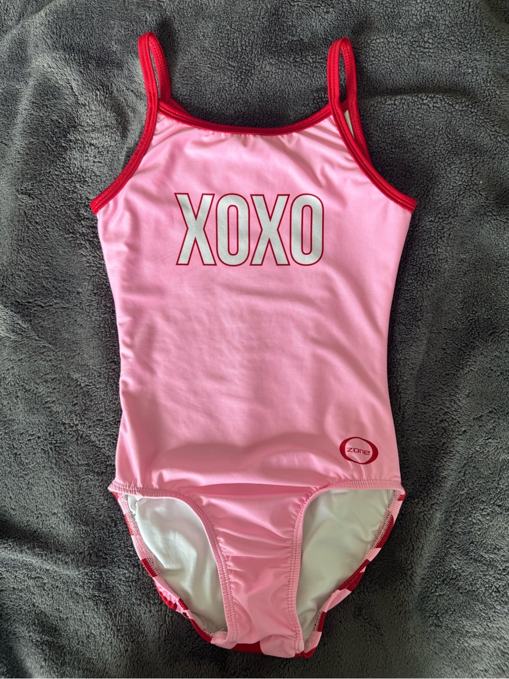 Zone Girls' Pink 'XOXO' One-Piece Bodysuit
